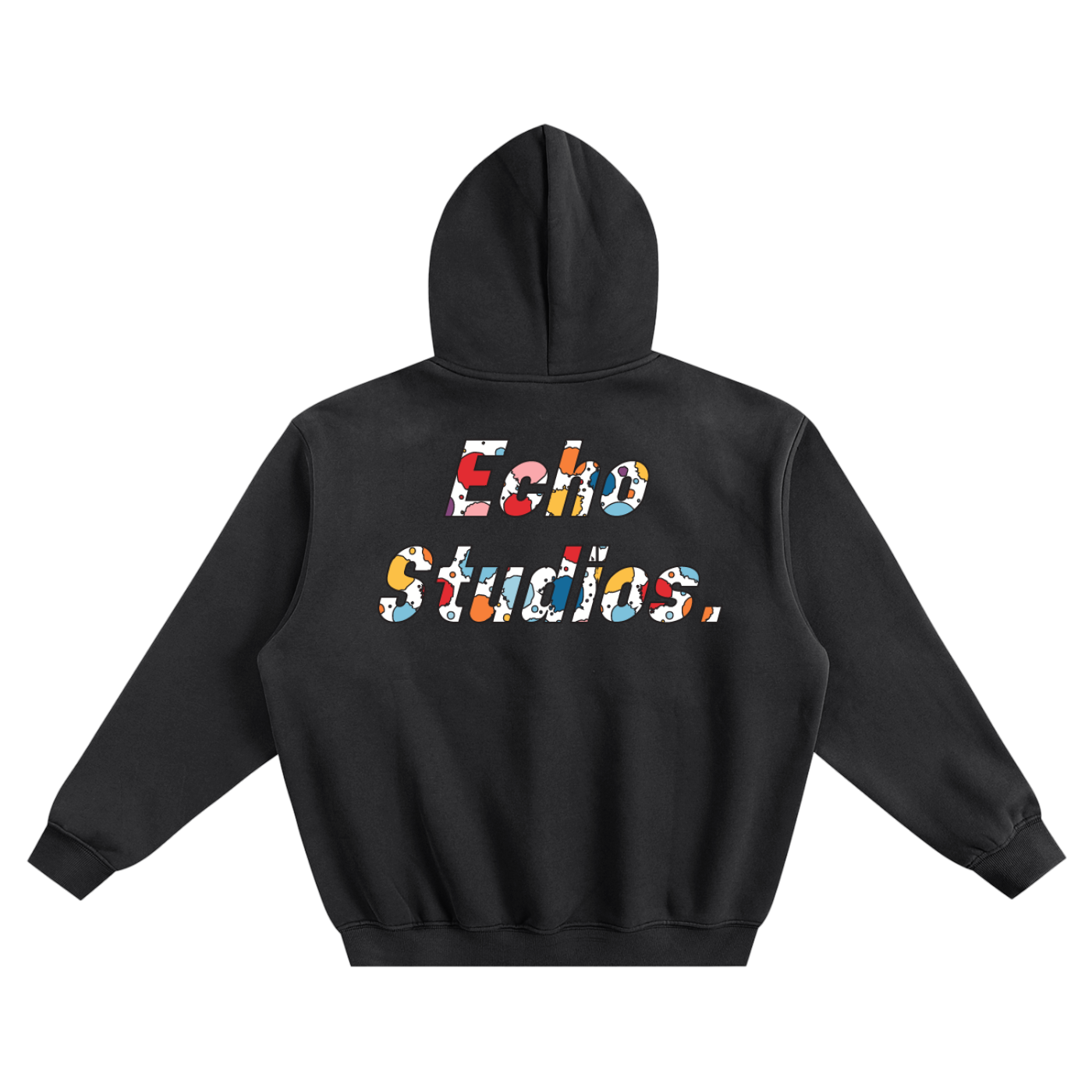 ES Paint Splatter Fleece Hoodie "Black"