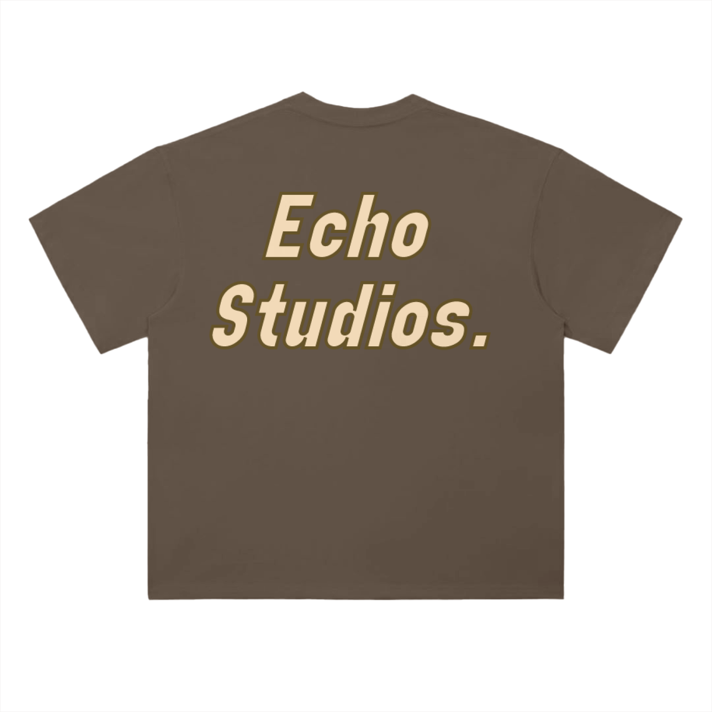 ES Drop Shoulder Tee "Coffee"