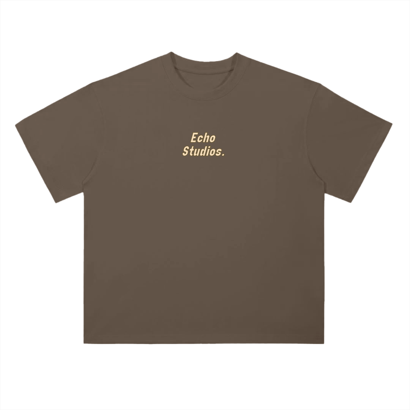 ES Drop Shoulder Tee "Coffee"