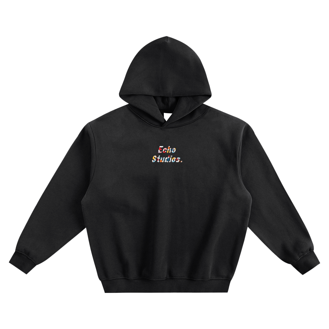 ES Paint Splatter Fleece Hoodie "Black"