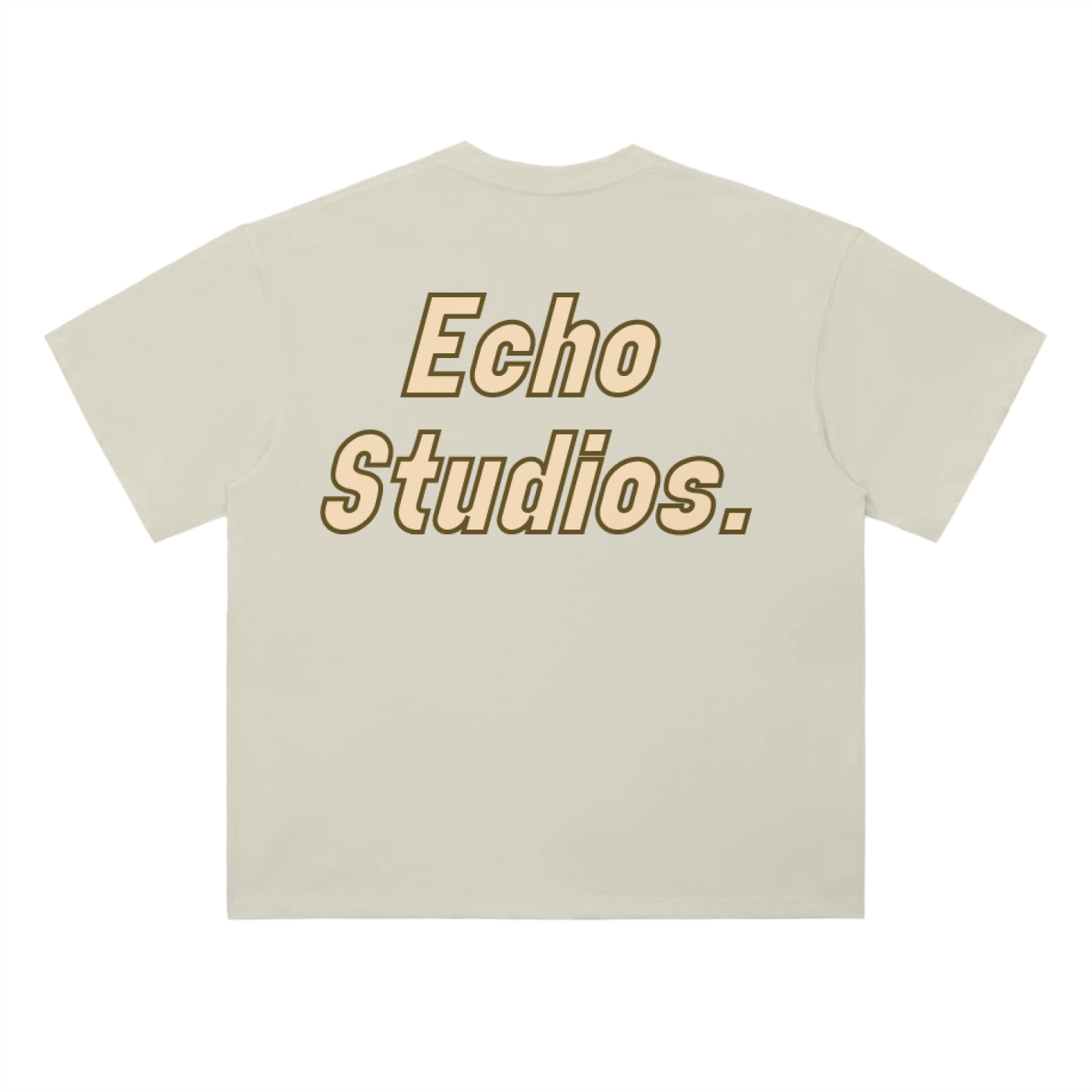 ES Drop Shoulder Tee "Cremeux"