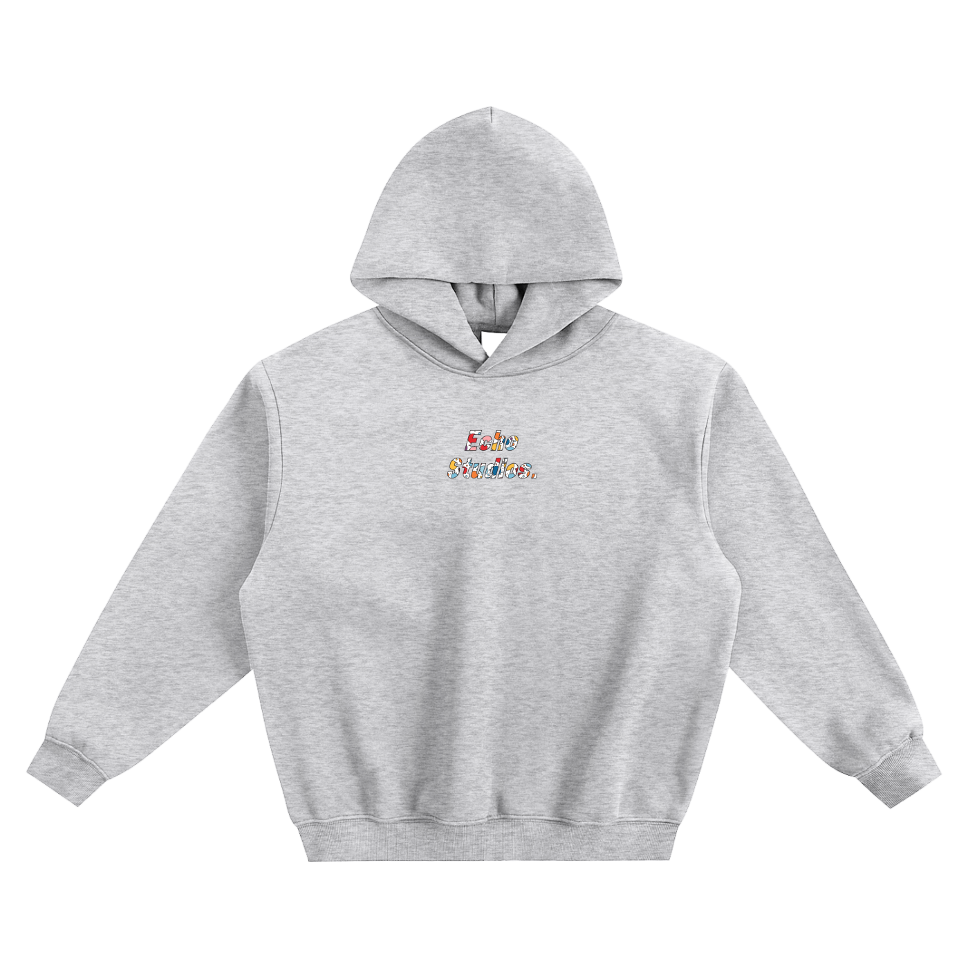 ES Paint Splatter Fleece Hoodie "Light Gray"