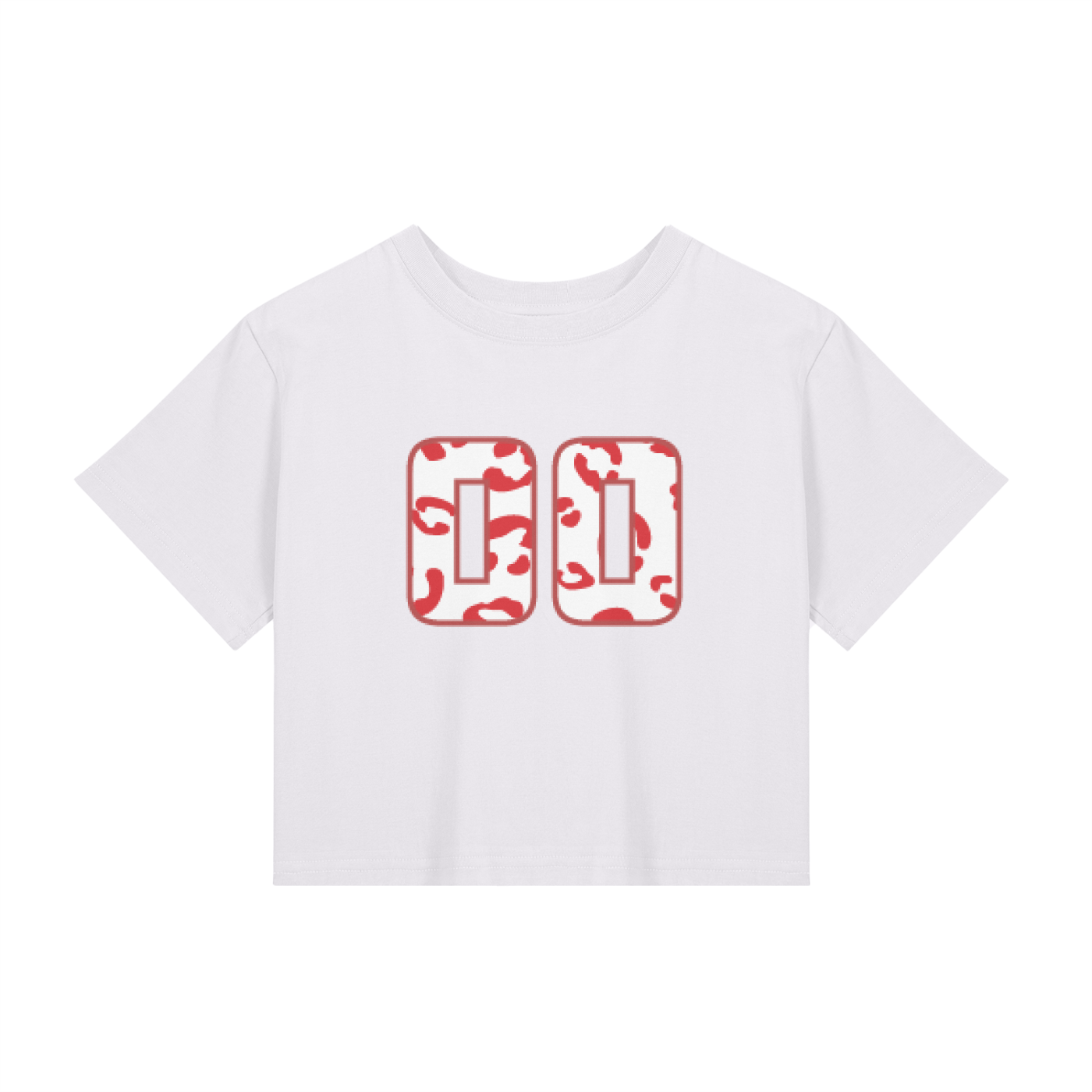 ES Baby Tee "00 Red Leopard"