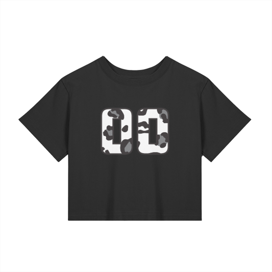 ES Baby Tee "00 Black Leopard"